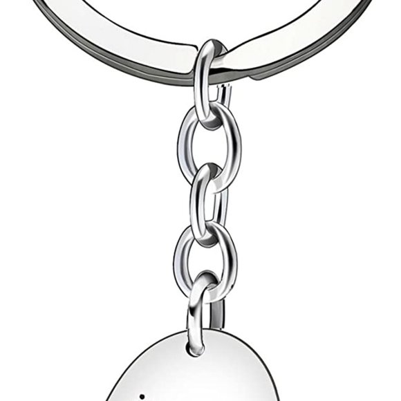 Best Teacher Gift Charm Heart Pendant Keychain - Picture 3 of 4